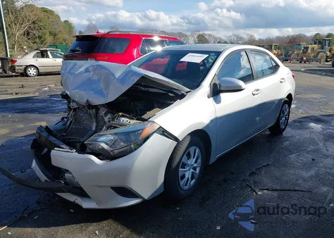 2016 Toyota Corolla L from USA, damaged, VIN 2T1BURHE2GC589134